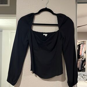 Reformation blouse in black size 4